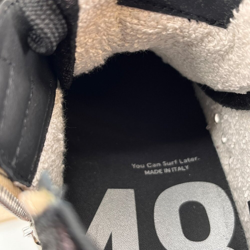 P448 Skate High‑Top Sneaker Size 38 Cracked Leather/Black Rubber Sole - Picture 13 of 16